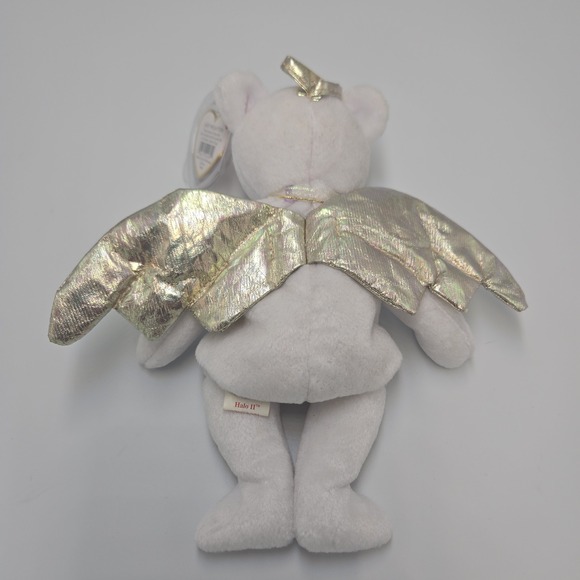 Ty Beanie Babies 2000 Halo II the Angel Bear ‎ ORIGINAL - Picture 2 of 4